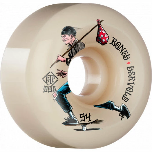 BONES WHEELS PRO STF Skateboard Wheels Servold Gone Skating 54mm V6 Wide-Cut 99a