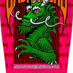 POWELL PERALTA PRO STEVE CABALLERO STREET SKATEBOARD DECK - PINK - 9.625" X 29.75"