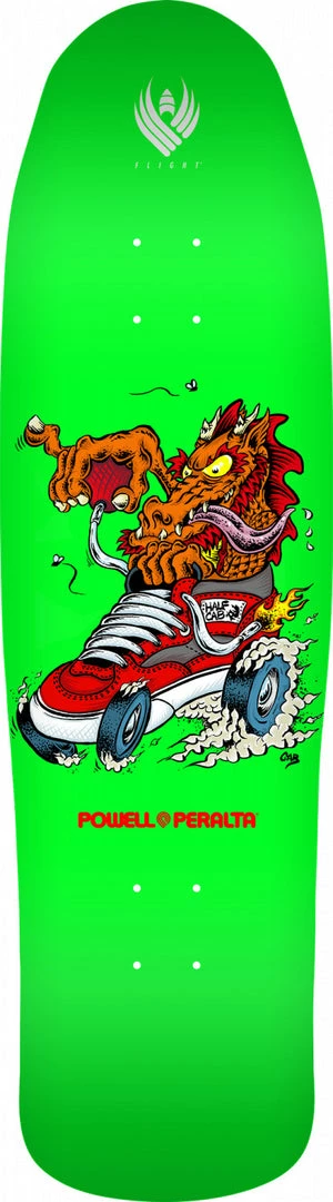 POWELL PERALTA STEVE CABALLERO HALF CAB FLIGHT SKATEBOARD DECK - 9 X 31.9