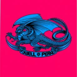 POWELL PERALTA OG PER WELINDER NORDIC SKULL FREESTYLE SKATEBOARD DECK HOT PINK - 7.25" X 27"