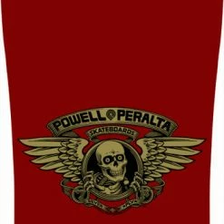 POWELL PERALTA GEEGAH RIPPER SKATEBOARD DECK - MAROON - 9.75" X 30"