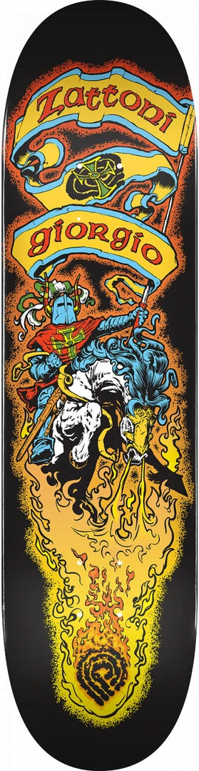 Powell Peralta Pro Giorgio Zattoni Skateboard Deck - Shape 247 - 8 X 31.45