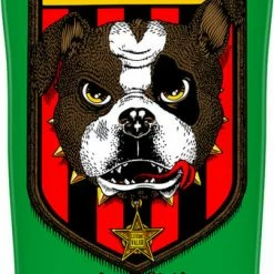 POWELL PERALTA FRANKIE HILL BULLDOG SKATEBOARD DECK - GREEN - 10" X 31.5 "