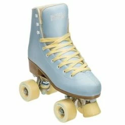 Impala Roller Skates - Blue And Yellow Quad Skates
