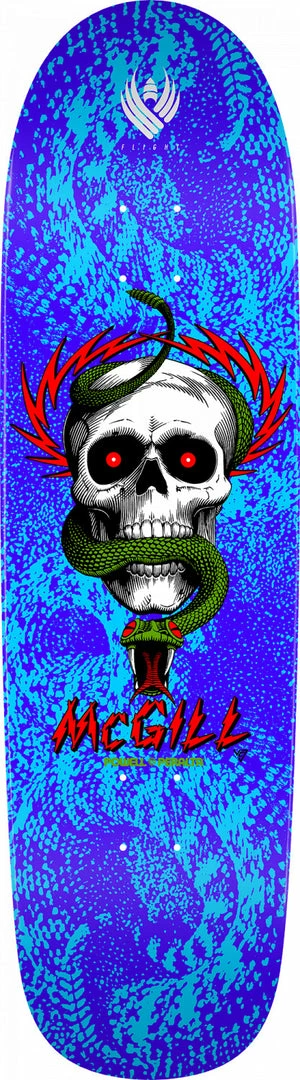 POWELL PERALTA MIKE MCGILL SKULL AND SNAKE FLIGHT SKATEBOARD DECK 9 X 32.45
