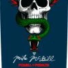 POWELL PERALTA MIKE MCGILL SKULL AND SNAKE SKATEBOARD DECK - NAVY - 10" X 30.125"