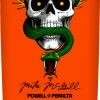 POWELL PERALTA MIKE MCGILL SKULL AND SNAKE SKATEBOARD DECK - ORANGE - 10" X 30.125"