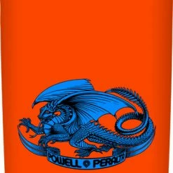 POWELL PERALTA MIKE MCGILL SKULL AND SNAKE SKATEBOARD DECK - ORANGE - 10" X 30.125"