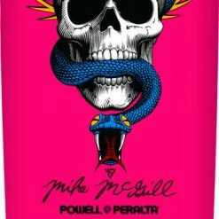 Extremzbss POWELL PERALTA MCGILL SKULL AND SNAKE SKATEBOARD DECK - HOT PINK - 10" X 30.125
