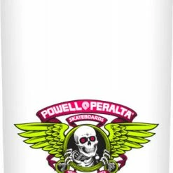 POWELL PERALTA OLD SCHOOL RIPPER SKATEBOARD DECK - WHITE/PINK - 10" X 31.75"