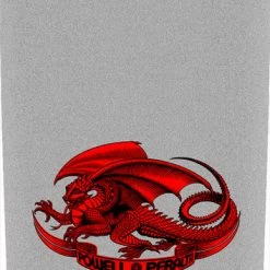 POWELL PERALTA - RAY RODRIGUEZ OG SKULL AND SWORD SKATEBOARD DECK - SILVER - 10" X 30"