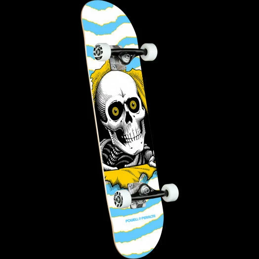 Powell Peralta Ripper Light Blue Birch Complete Skateboard - 7.5 X 30.7