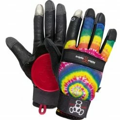 TRIPLE 8 TIE DYE DOWNHILL LONGBOARD GLOVES