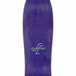 SANTA CRUZ SALBA BABY STOMPER SKATEBOARD DECK - GREEN STAIN