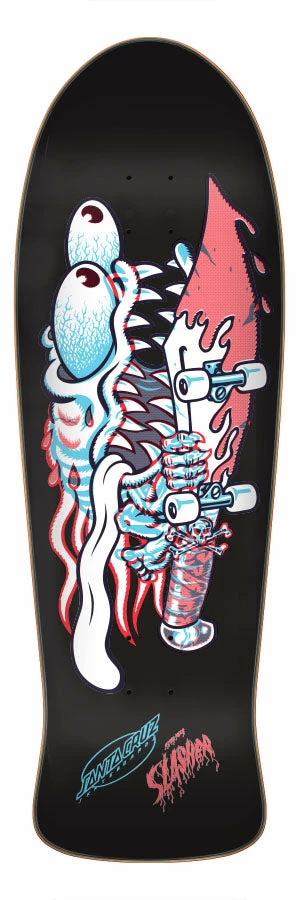 SANTA CRUZ MEEK SLASHER DECODER REISSUE SKATEBOARD DECK