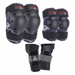 TRIPLE 8 SAVER SERIES - COLOR COLLECTION - 3 Pad Roller Derby Pack ROLLER SKATES