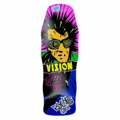 VISION PSYCHO STICK SKATEBOARD DECK - MODERN CONCAVE